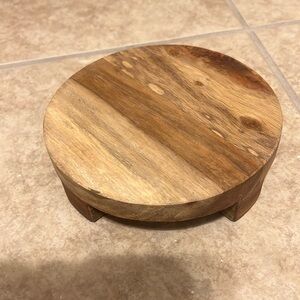 Threshold Small wooden decorative stand/riser